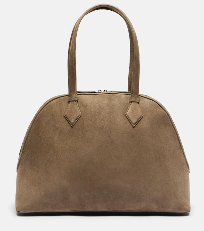 Harnick Medium suede shoulder bag