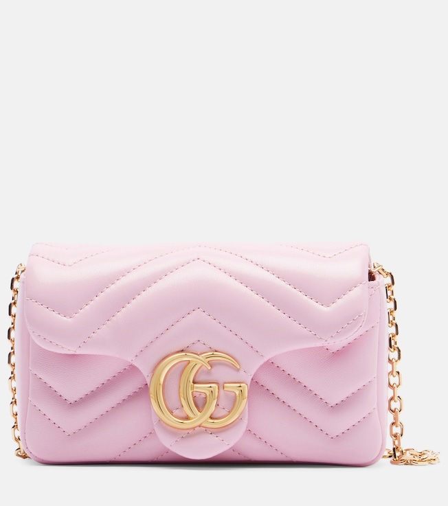 GG Marmont Mini leather crossbody bag 2