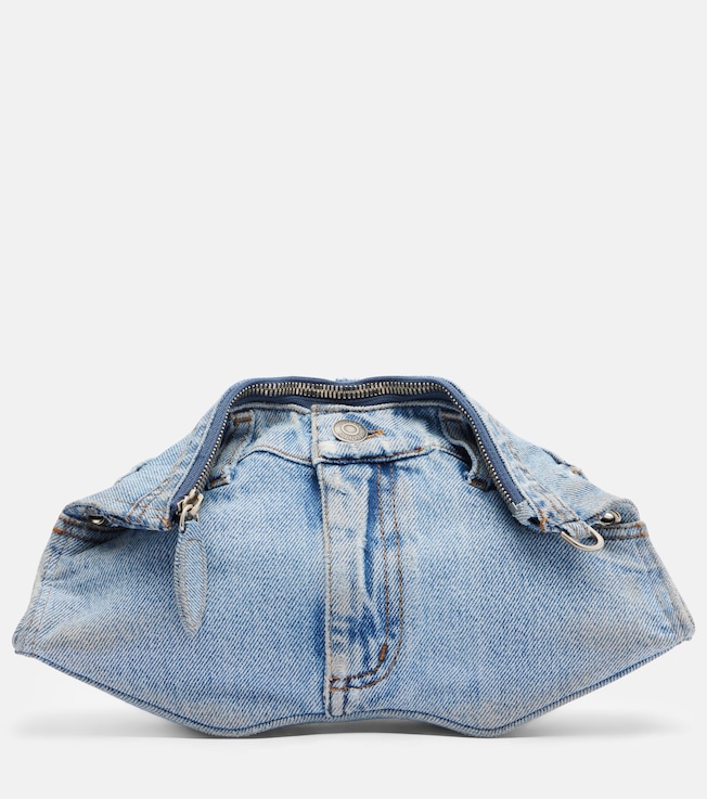 Manta Small denim shoulder bag
