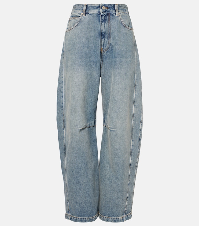 Anagram barrel-leg jeans