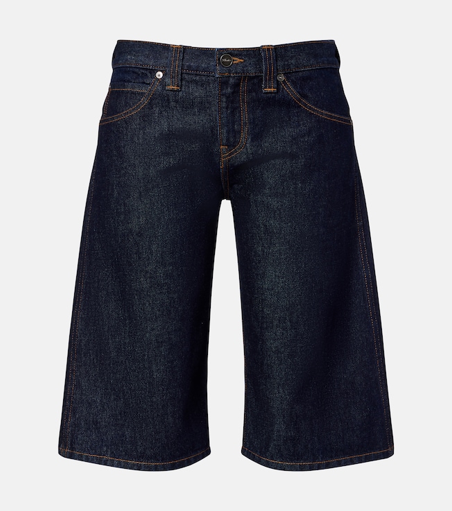 Kinga denim Bermuda shorts