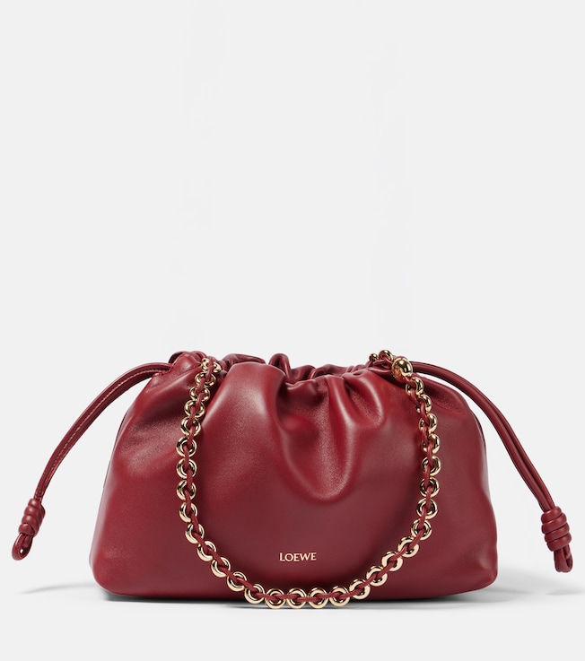 Flamenco Medium leather clutch