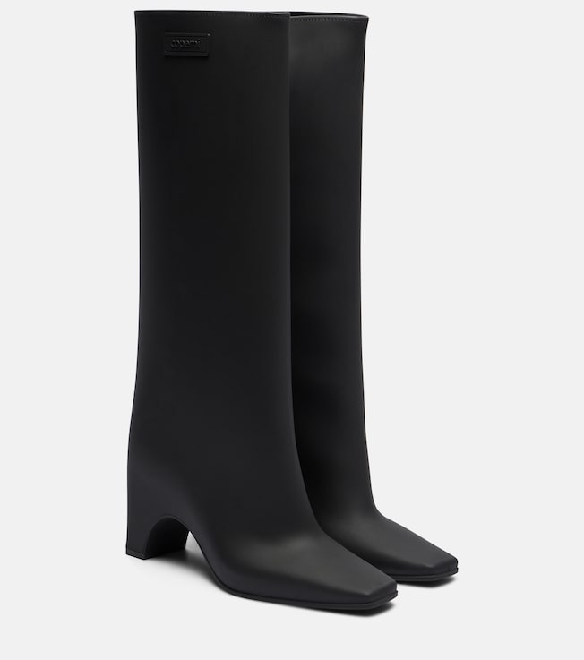Rubber Bridge knee-high boots