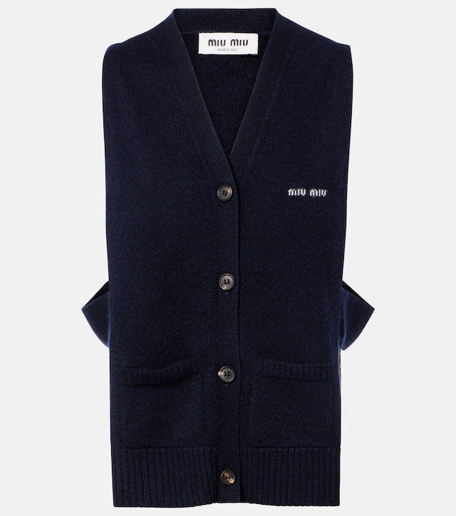 Cashmere sweater vest