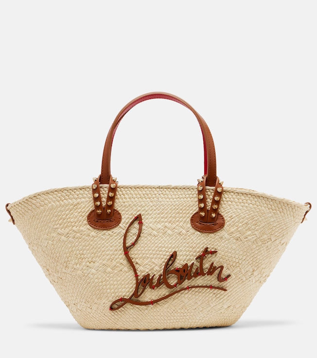 Cabata Mini raffia basket bag