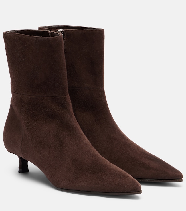 Lory 35 suede ankle boots