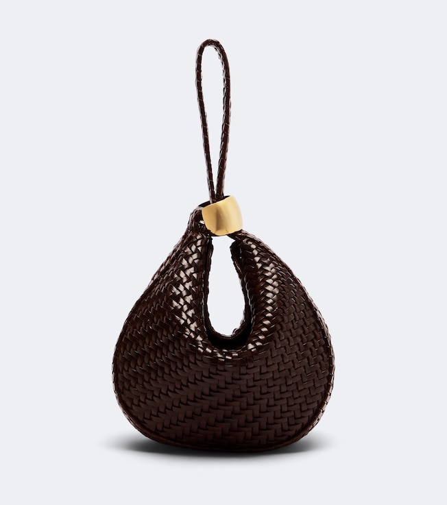 Zambia Small leather top-handle bag