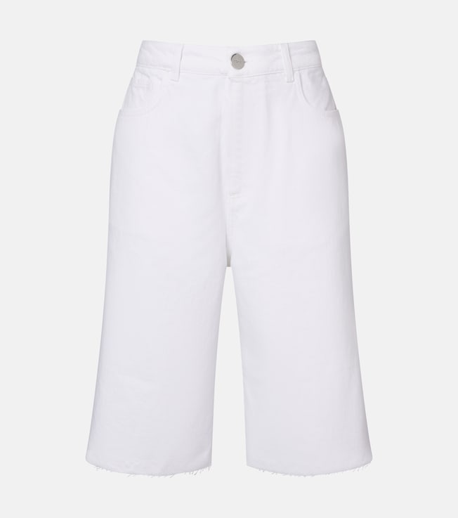 Cotton capri jeans