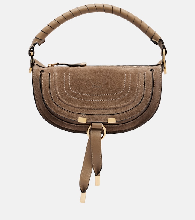 Marcie Mini suede shoulder bag