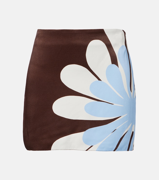 Ricci floral miniskirt