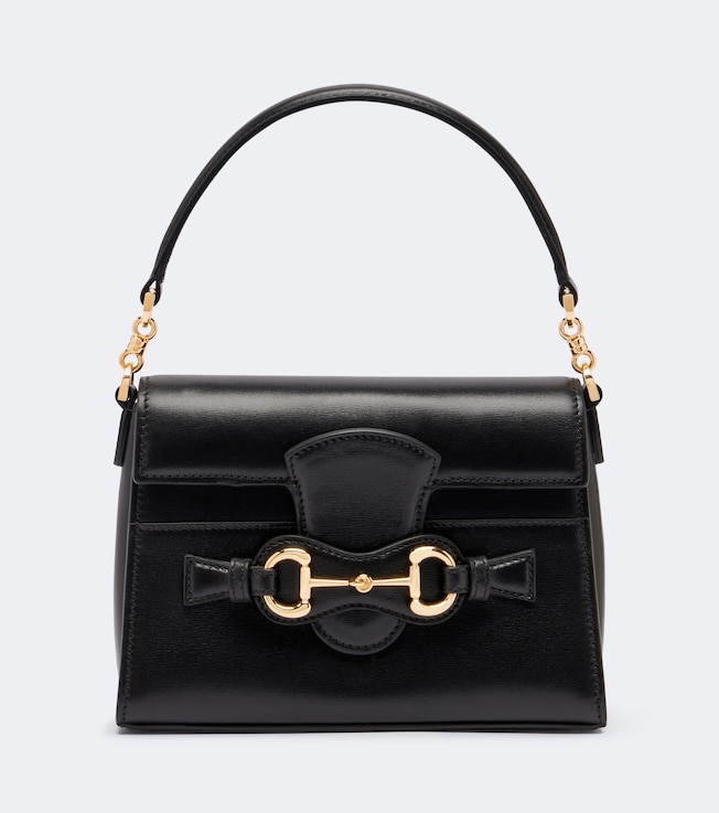 Horsebit Duomo Small leather top handle bag