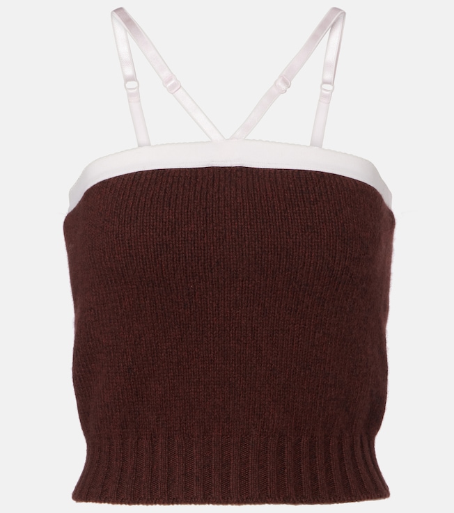 Wool and cashmere top