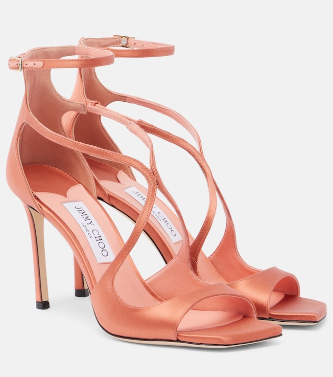 Azia satin sandals
