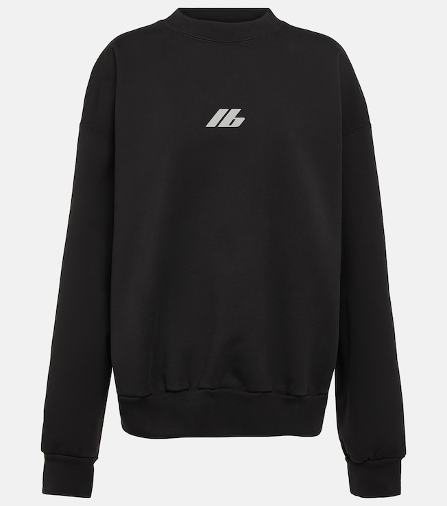 Crewneck cotton jersey sweatshirt