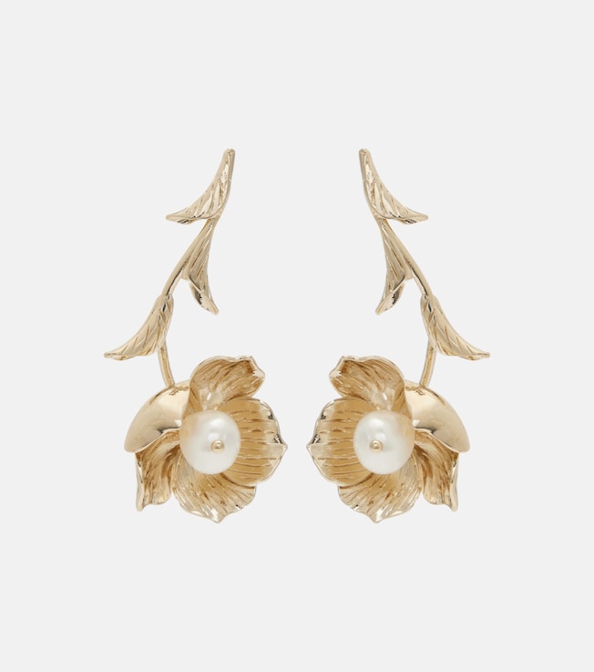 Embellished drop earrings