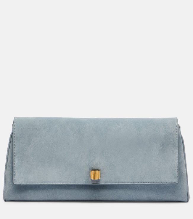 Audrey suede clutch