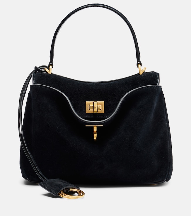 Rodeo Mini suede top-handle bag
