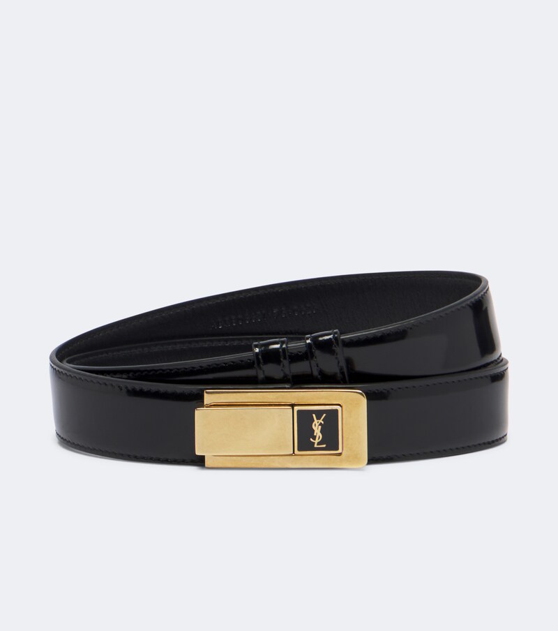 Cassandre patent leather belt