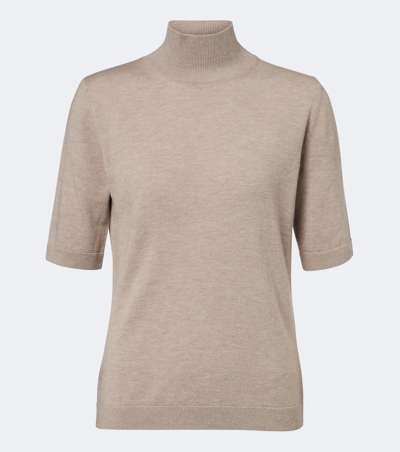 Wool high-neck sweater