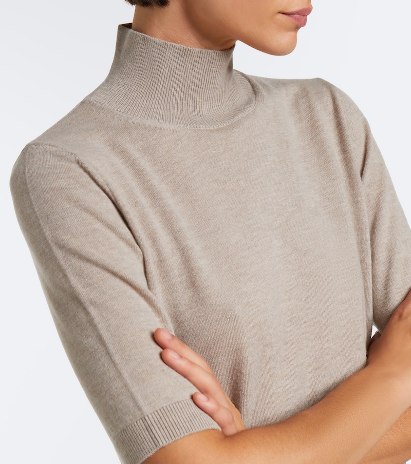 Wool high-neck sweater