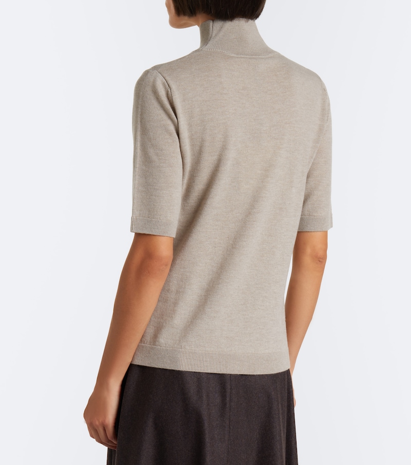 Wool high-neck sweater