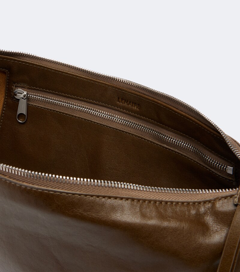 Small Belted Leather Shoulder Bag