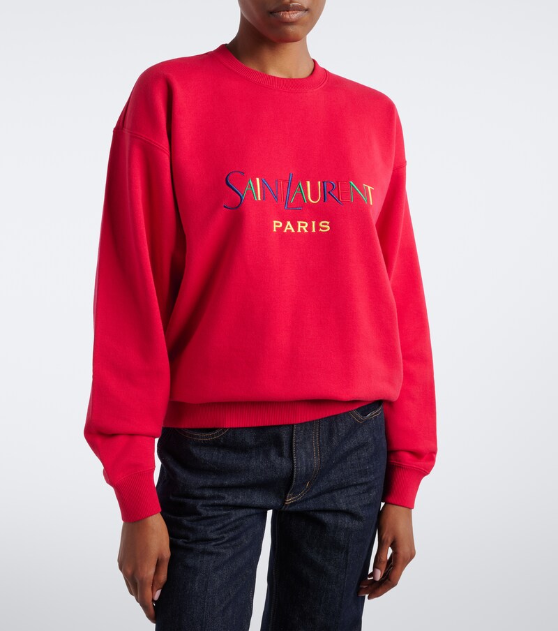 Logo cotton jersey sweatshirt