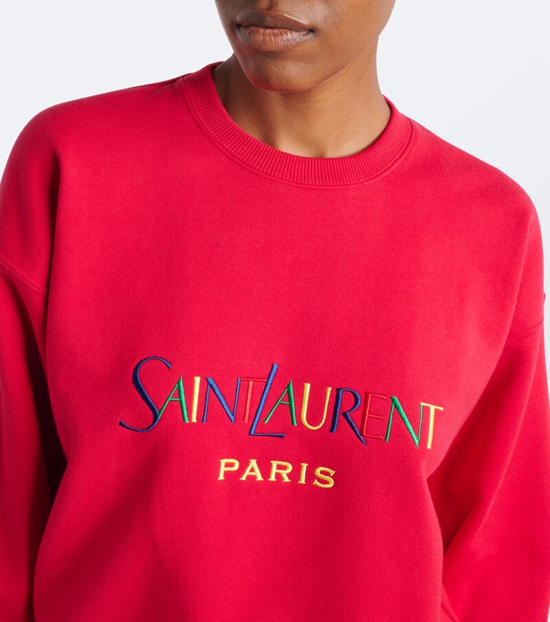 Logo cotton jersey sweatshirt