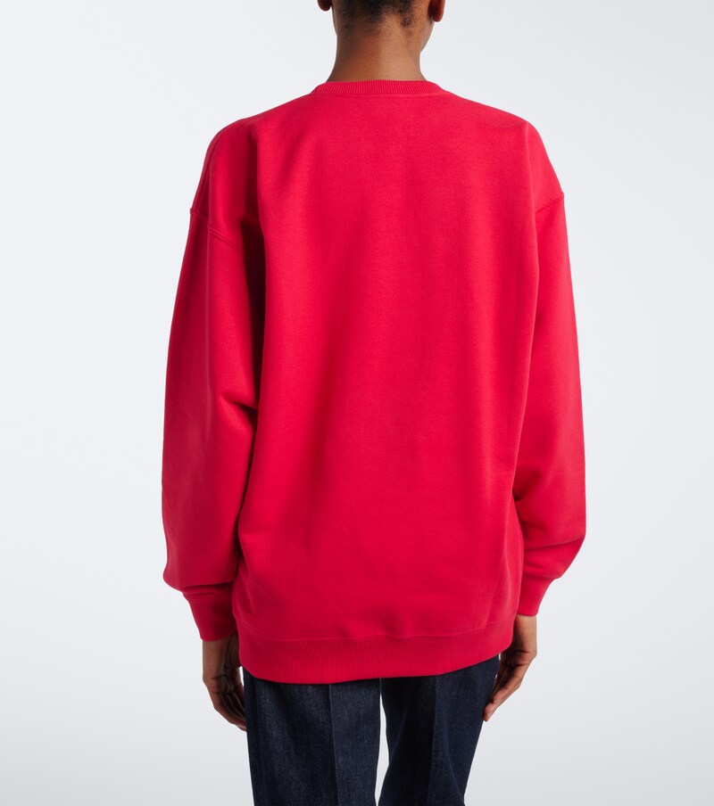 Logo cotton jersey sweatshirt
