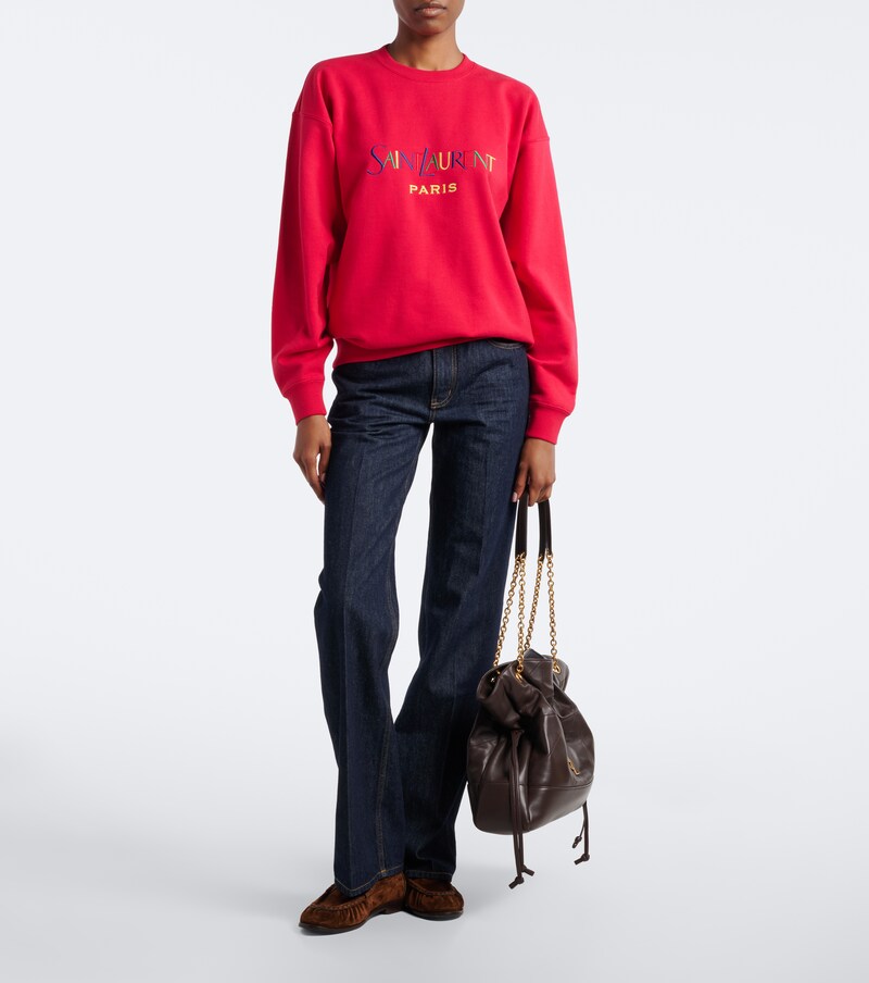 Logo cotton jersey sweatshirt