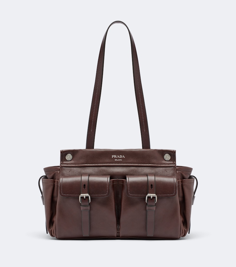 Route Medium leather tote bag
