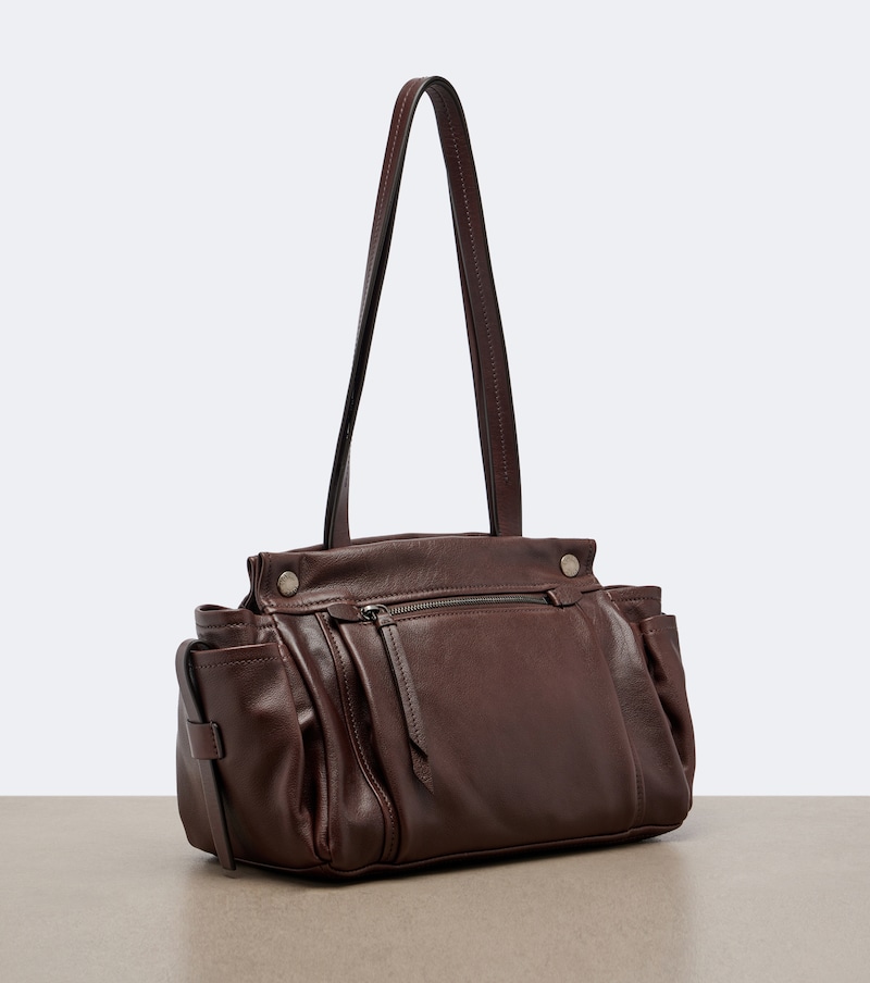 Route Medium leather tote bag