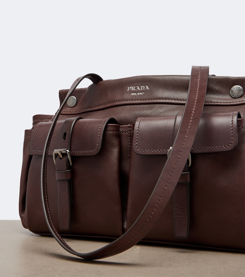 Route Medium leather tote bag