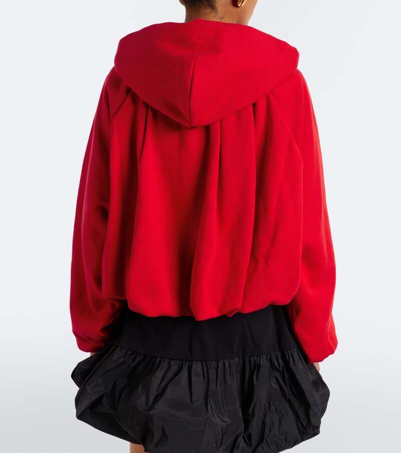 Cotton zip-up hoodie