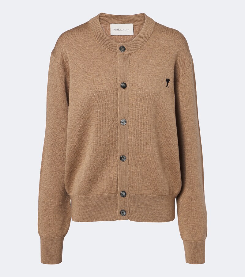Ami de Cœur wool cardigan