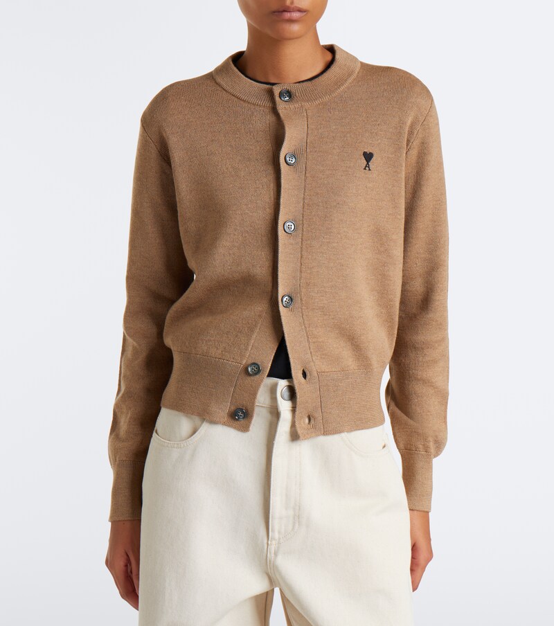 Ami de Cœur wool cardigan