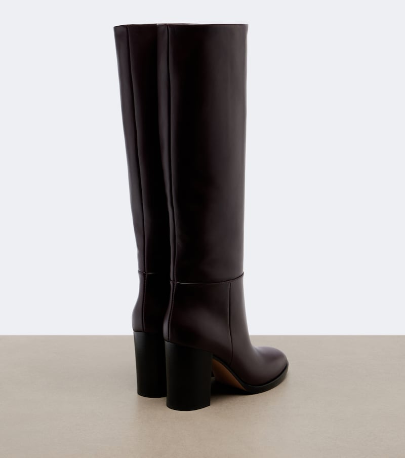 Santiago leather knee-high boots