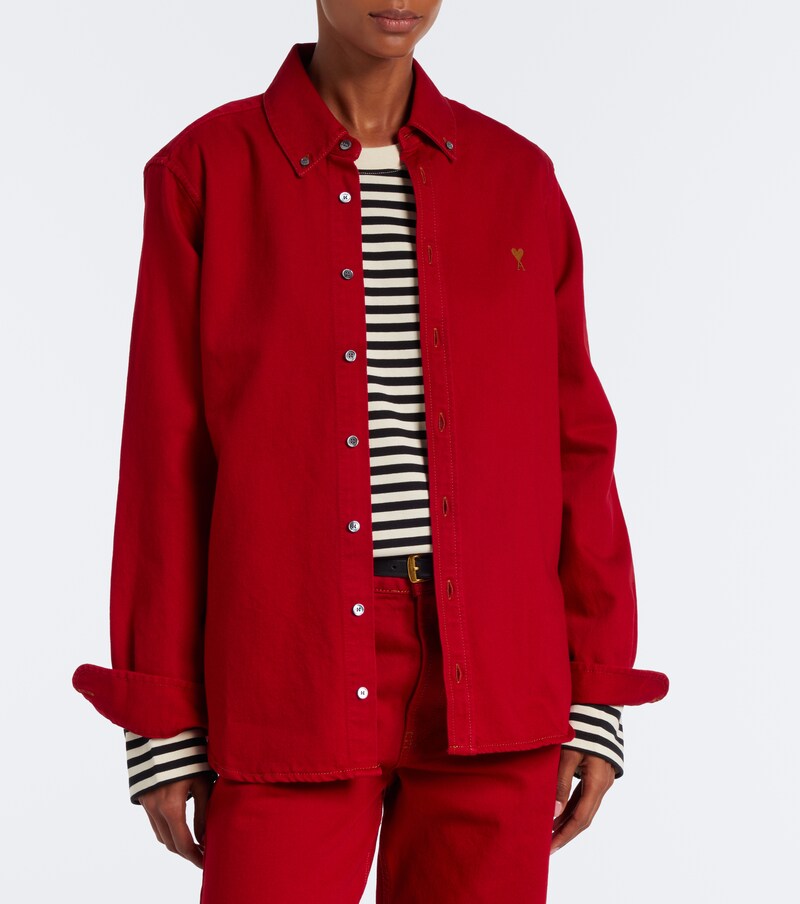 Ami de Cœur cotton twill shirt