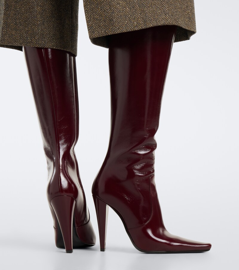 77 leather knee-high boots