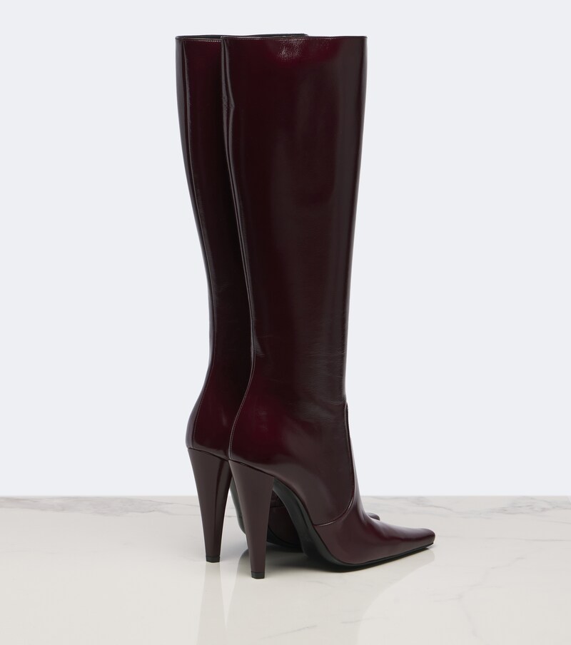 77 leather knee-high boots