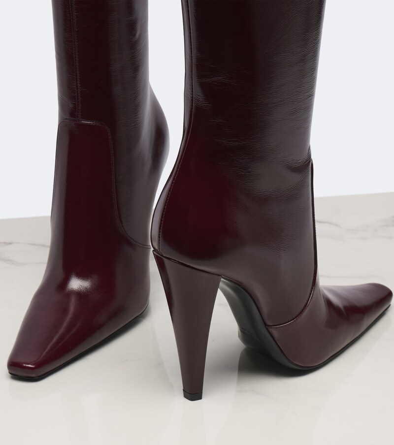 77 leather knee-high boots