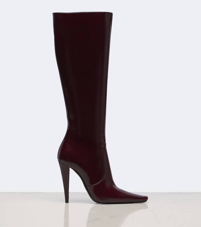 77 leather knee-high boots