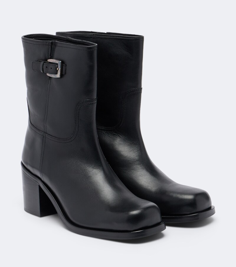 Brooklyn leather ankle boots