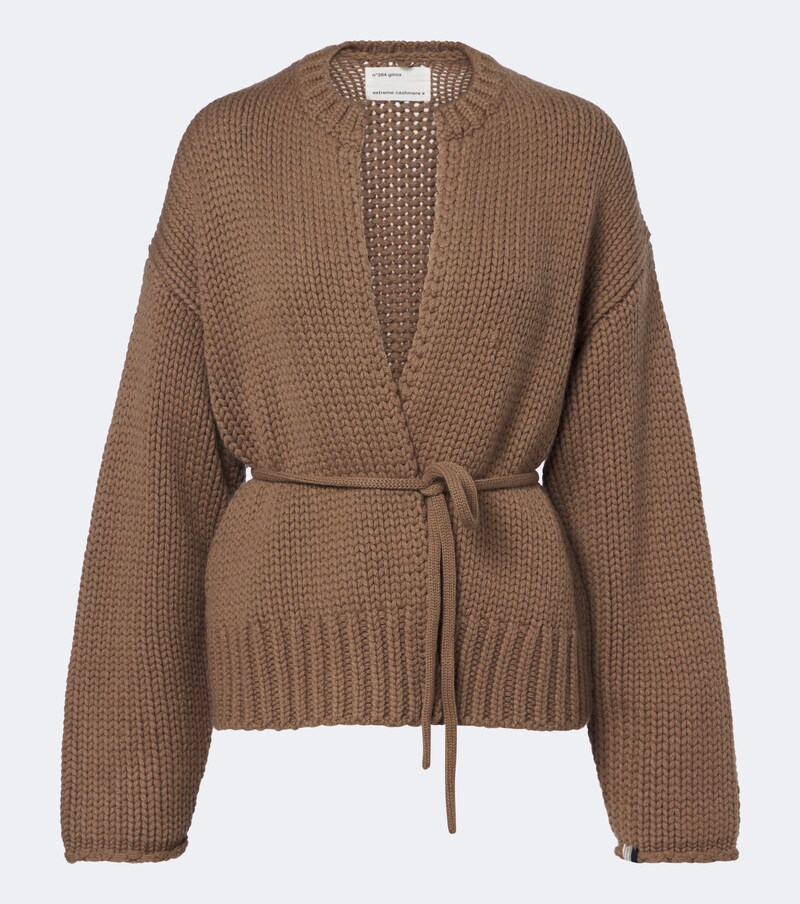 N°384 Ginza cashmere wrap cardigan