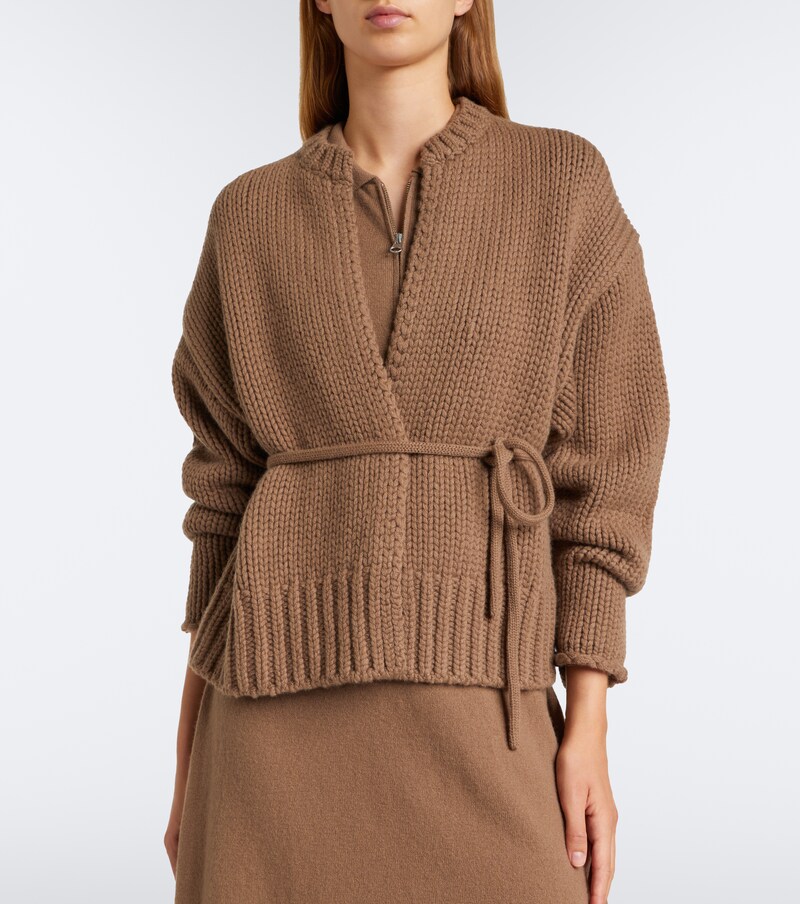N°384 Ginza cashmere wrap cardigan