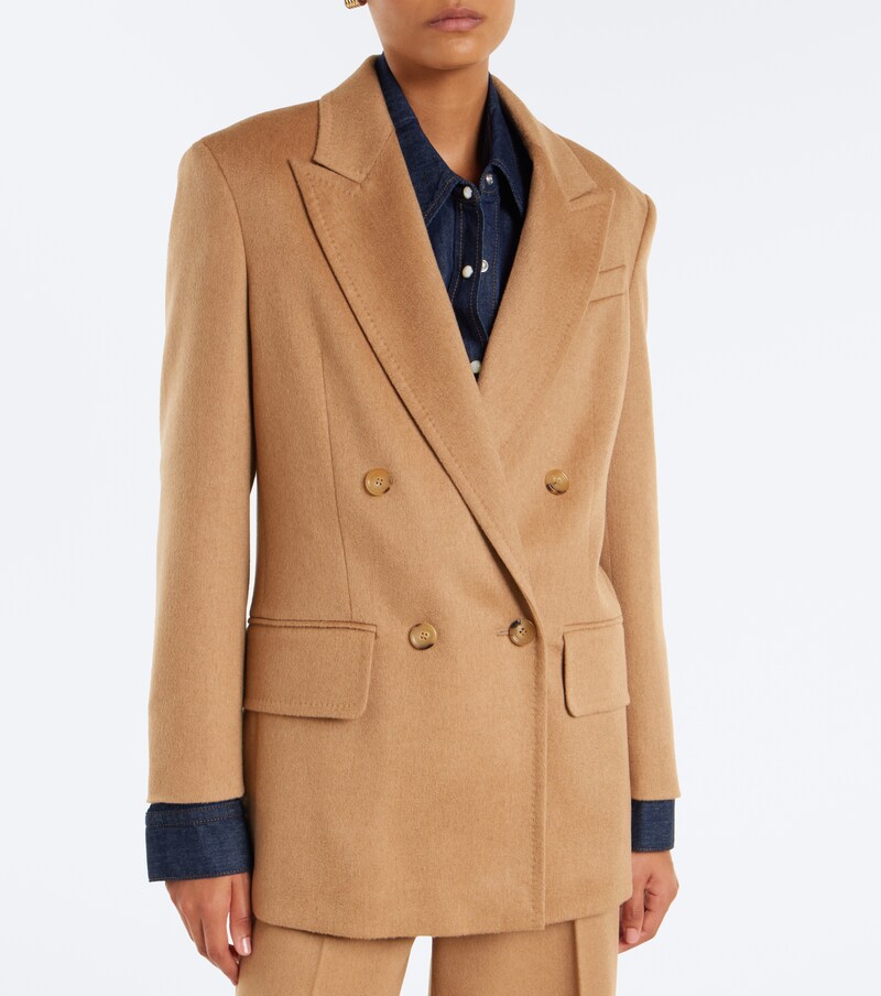 Olimpia camel hair blazer