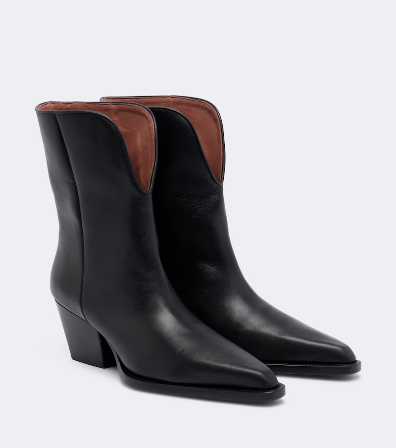Jane leather cowboy boots