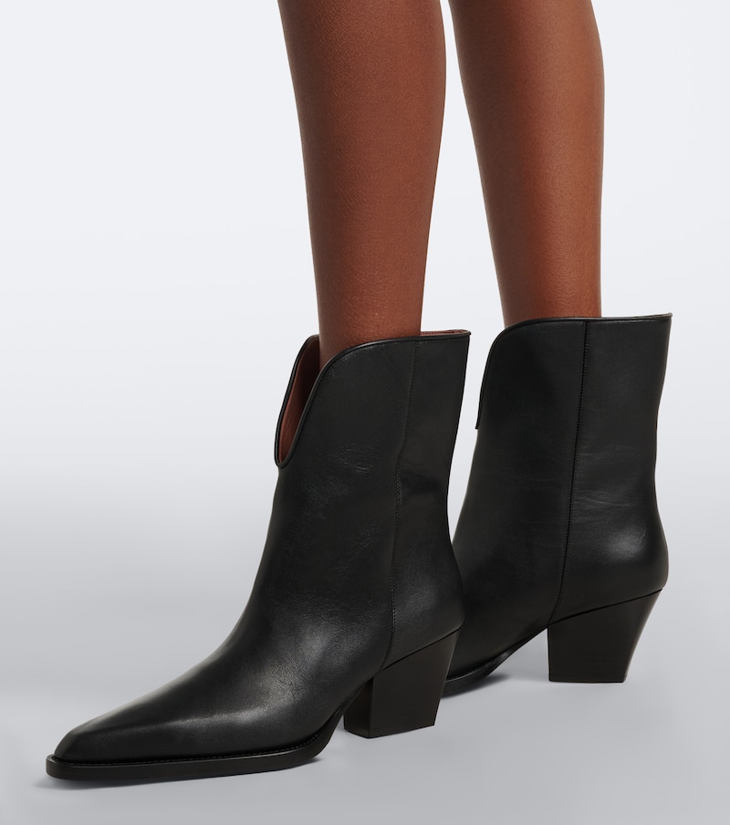 Jane leather cowboy boots