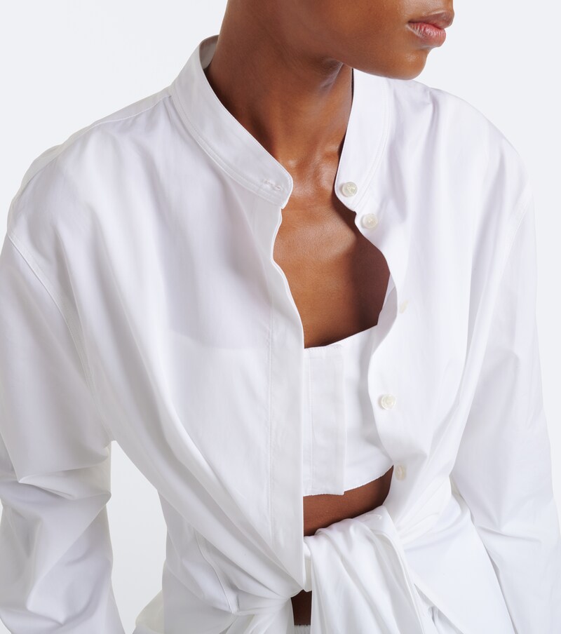 Cotton poplin blouse