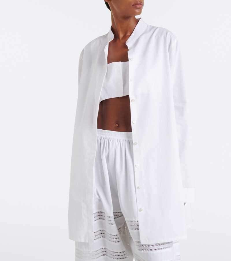 Cotton poplin blouse
